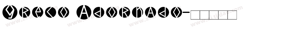 Greco Adornado字体转换